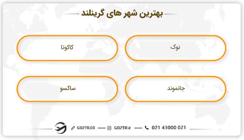 بهترین شهرهای گرینلند