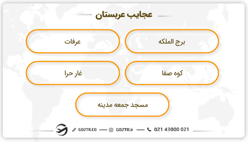 عجایب عربستان