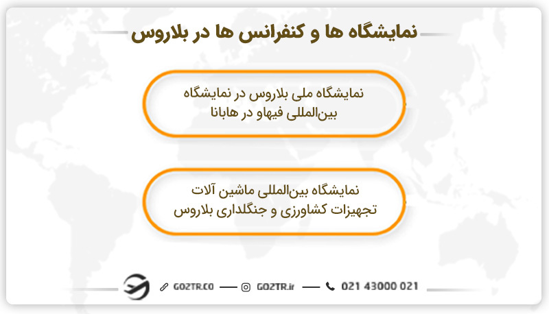 نمایشگاه ها و کنفرانس ها در بلاروس