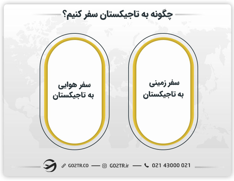 چگونه به تاجیکستان سفر کنیم؟