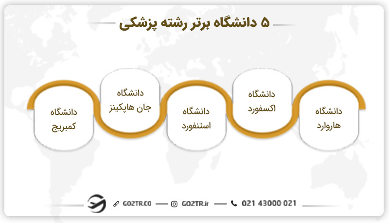 دانشگاه های برتر رشته پزشکی