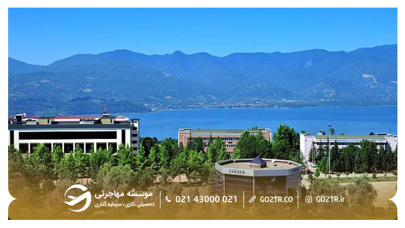 نمایی از دانشگاه ساکاریا ترکیه