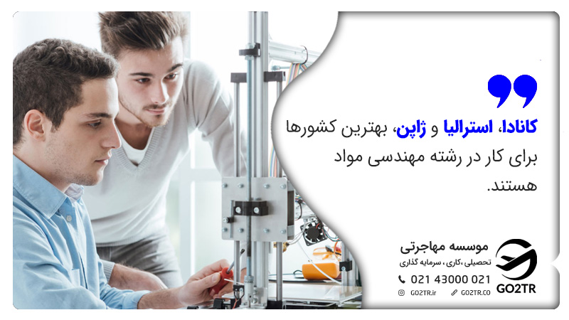 تحصیل در رشته مهندسی مواد