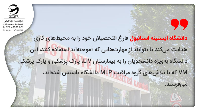 تاریخچه دانشگاه ایستینه استانبول