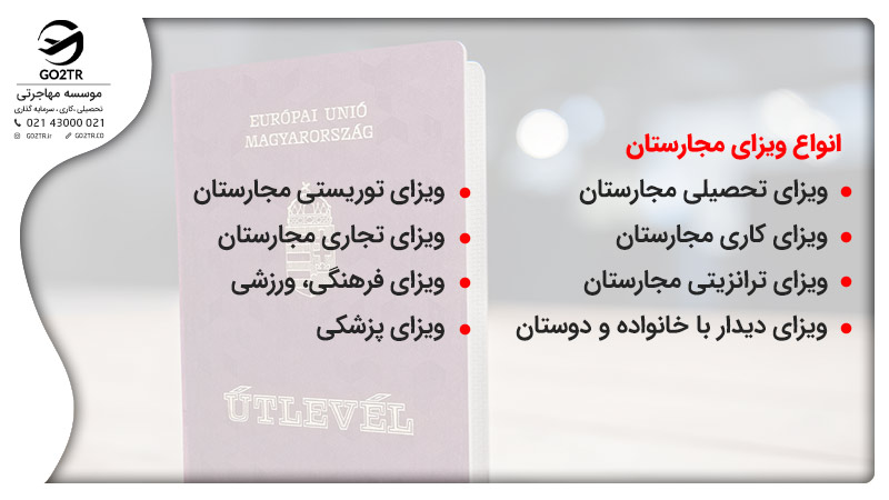  انواع ویزای مجارستان