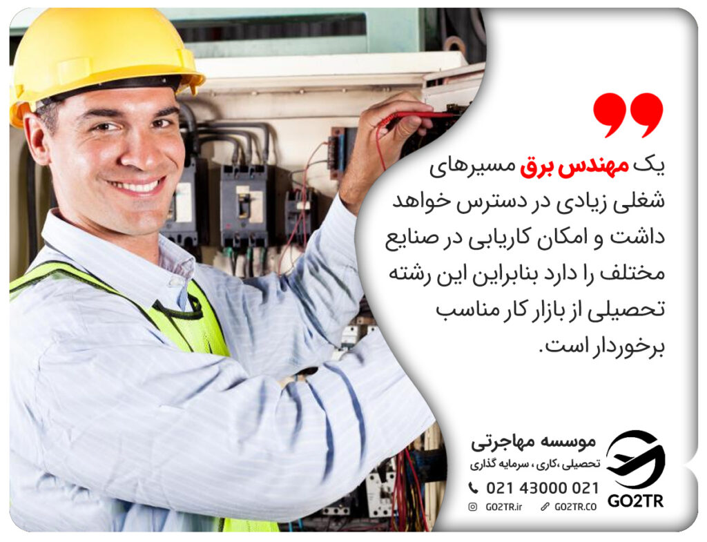 بازار کار رشته مهندسی برق ترکیه