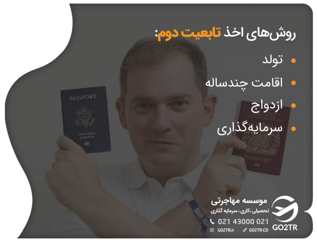 روشهای اخذ تابعیت دوم