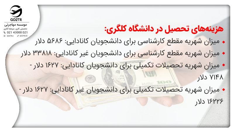 هزینه تحصیل در دانشگاه کلگری کانادا