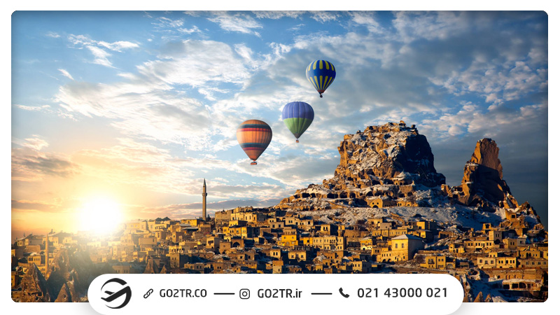 شهر زیبای کاپادوکیه در ترکیه