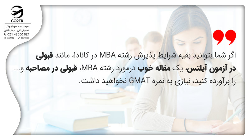 آزمون GMAT برای ورود به دانشگاه های کانادا
