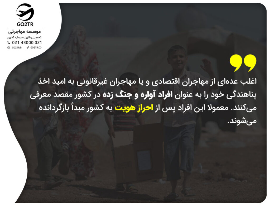 دروغ در پناهندگی