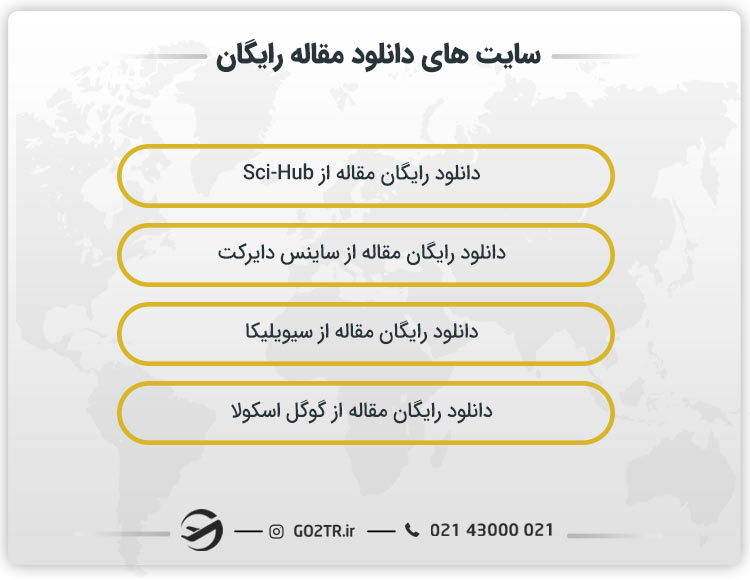سایت های دانلود مقاله رایگان
