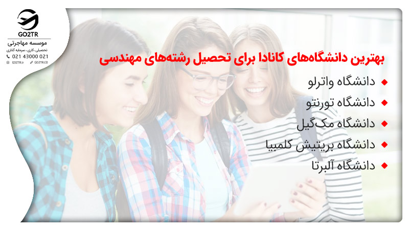 تحصیل مهندسی در کانادا