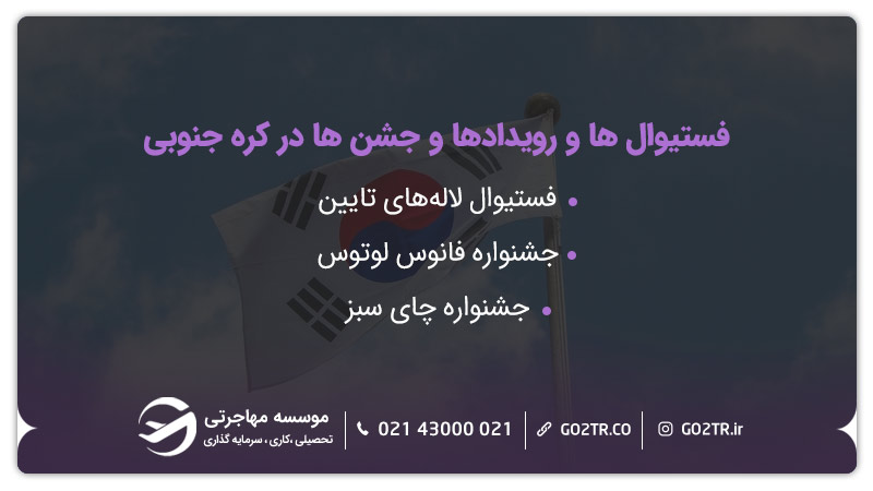 فستیوال ها و رویدادها و جشن ها در کره جنوبی