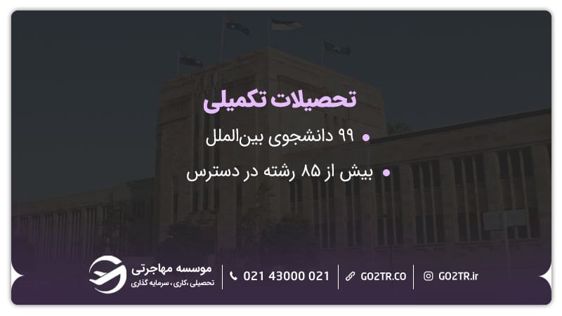 اطلاعات تکمیلی برای دانشجویان مقاطع مختلف دانشگاه کوئینزلند استرالیا