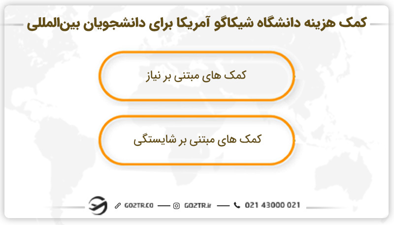 کمک هزینه دانشگاه شیکاگو آمریکا برای دانشجویان بینالمللی
