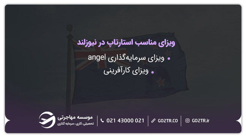 ویزای مناسب برای برنامه استارتاپ نیوزلند