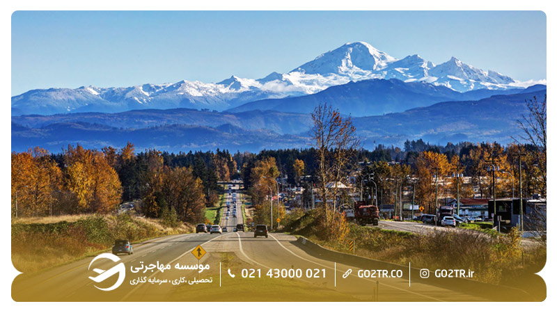 نمایی از شهر ابوتسفورد کانادا