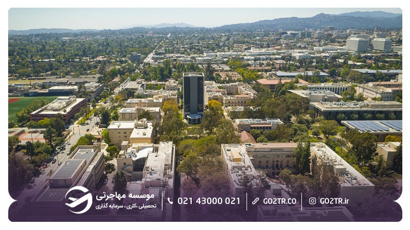 نمایی از پردیس دانشگاه کلتک آمریکا