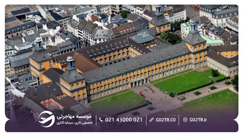 نمایی از دانشگاه بن آلمان 