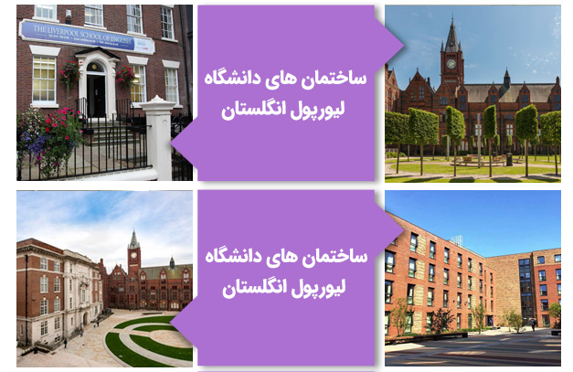 ساختمان های دانشگاه لیورپول انگلستان