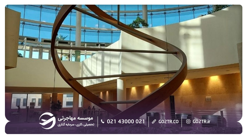 نمایی از داخل دانشگاه ویتا سالوت سن رافائل ایتالیا
