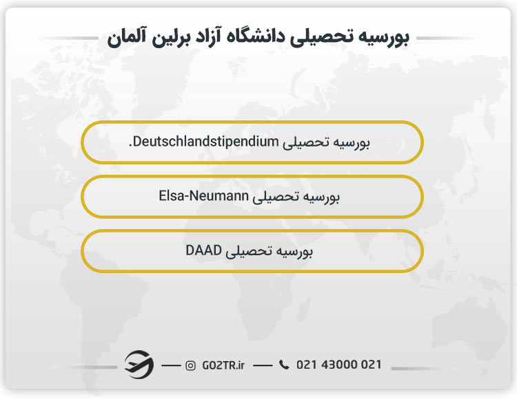 بورسیه تحصیلی دانشگاه آزاد برلین آلمان