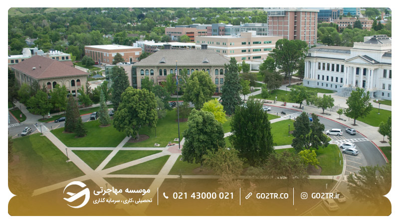 نمایی دیگر از پردیس دانشگاه یوتا آمریکا