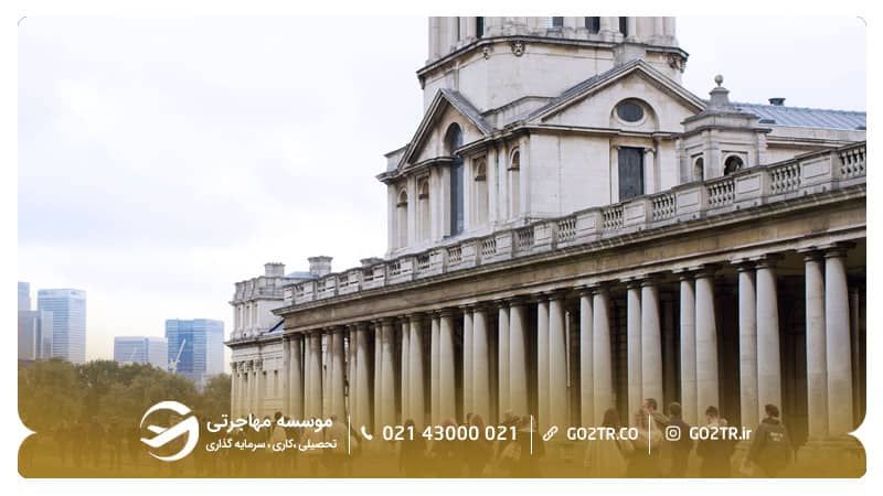 نمایی از دانشگاه گرینویچ انگلستان