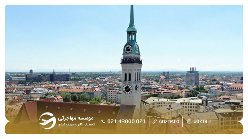 شهر مونیخ در زمستان