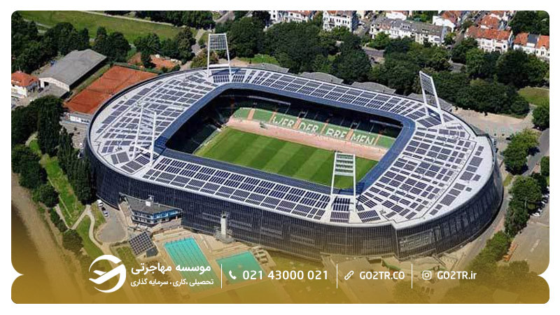 ورزشگاه وِزِر یا وِزِراشتادیون - ایالت برمن آلمان