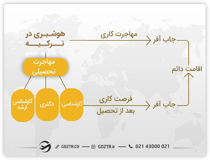 بهترین روش ها برای مهاجرت متخصصان هوشبری در ترکیه