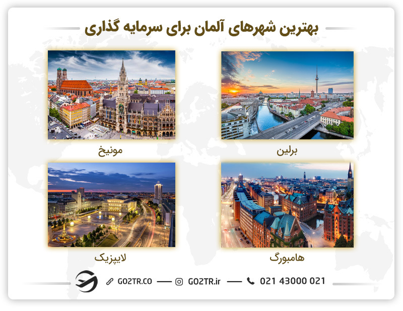 بهترین شهرهای آلمان جهت سرمایه‌گذاری