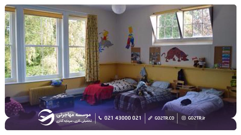 نمایی از خوابگاه مدارس بین‌المللی
