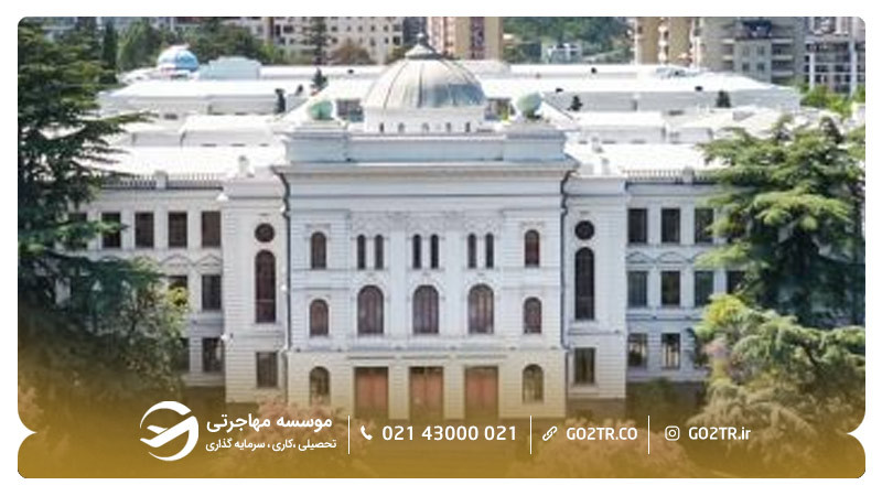 نمایی از دانشگاه دولتی تفلیس گرجستان