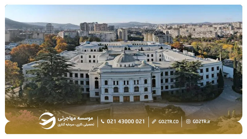 نمایی از دانشگاه دولتی تفلیس گرجستان