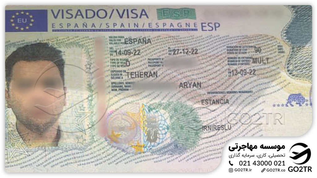 اخذ ویزای تحصیلی اسپانیا توسط کارشناسان GO2TR