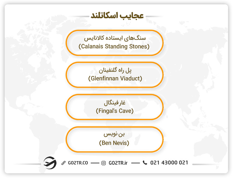 عجایب کشور اسکاتلند