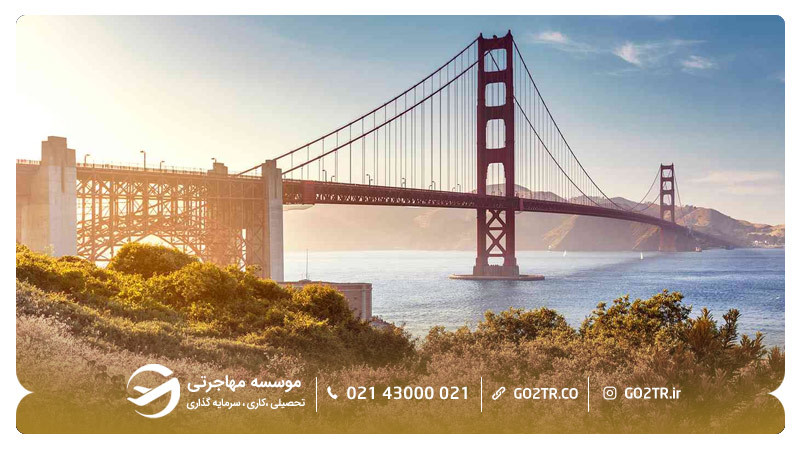 پل گلدن گیت شهر سن فرانسیسکو (San Francisco)