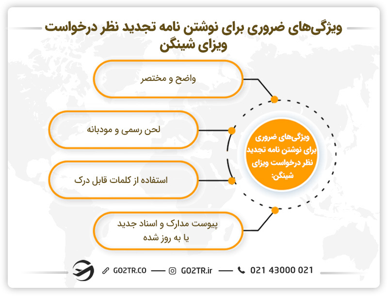 برخی از ویژگیهای ضروری هنگام نوشتن نامه تجدید نظر ویزای شینگن