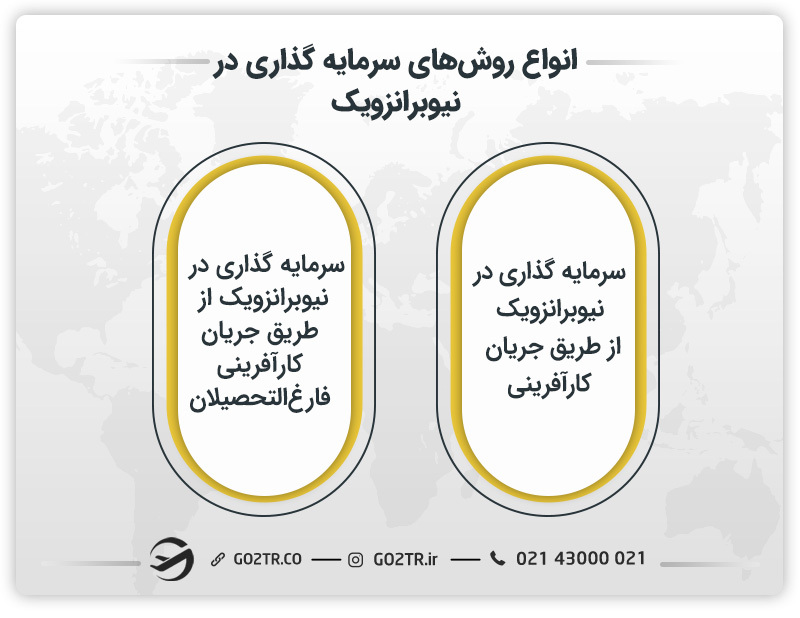 انواع روش‌های سرمایه گذاری در نیوبرانزویک 