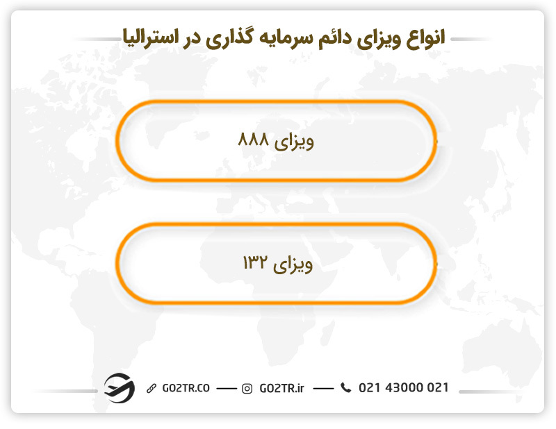 انواع ویزای دائم سرمایهگذاری استرالیا