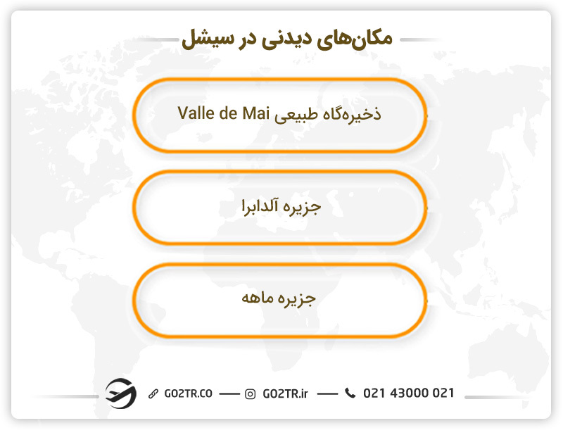 مکان‌های دیدنی در سیشل