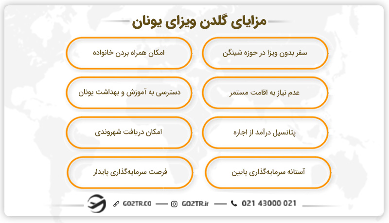 مزایای گلدن ویزای یونان